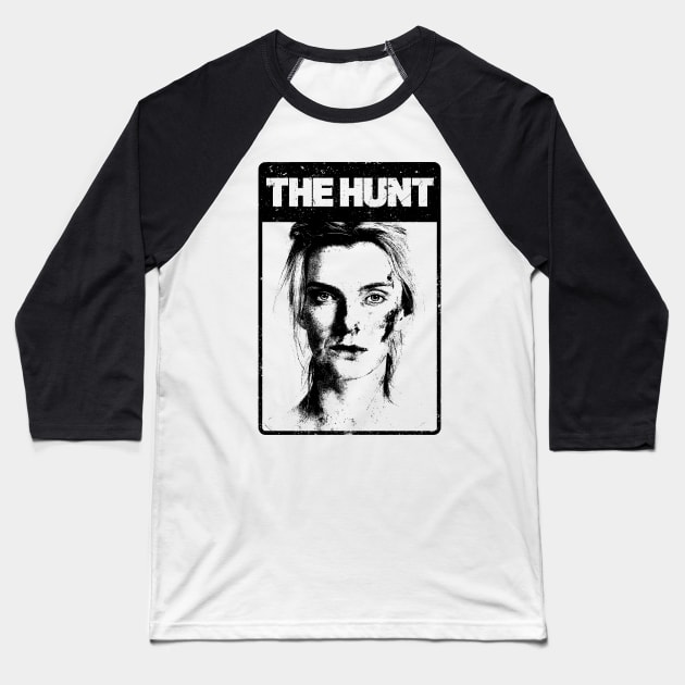 The Hunt (Schwarz) Baseball T-Shirt by amon_tees